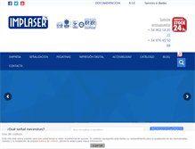 Tablet Screenshot of implaser.com